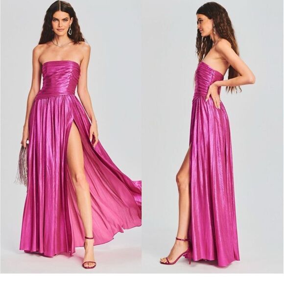 RETROFETE Jacie Dress in Hot Pink Large NWT $595 - Picture 1 of 12